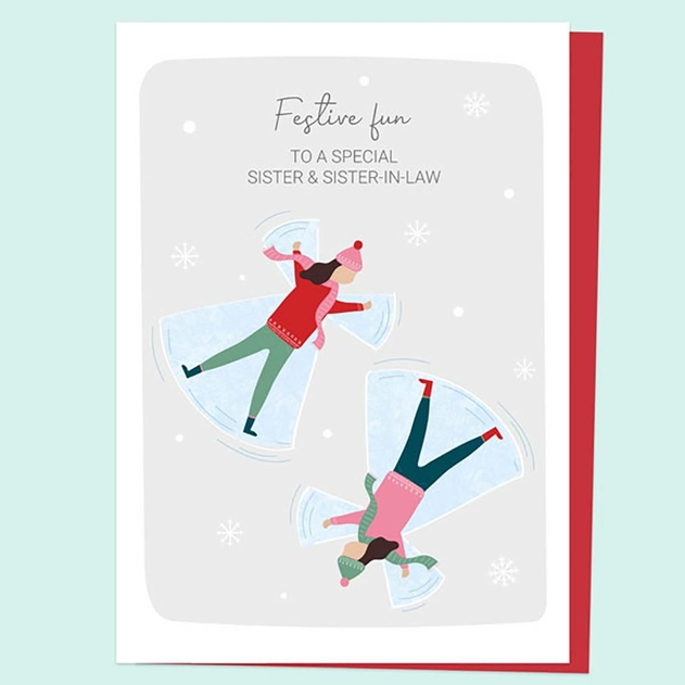 Image of Dotty About Paper Treasured Memories Angel Sister Sister In Law Christmas Card