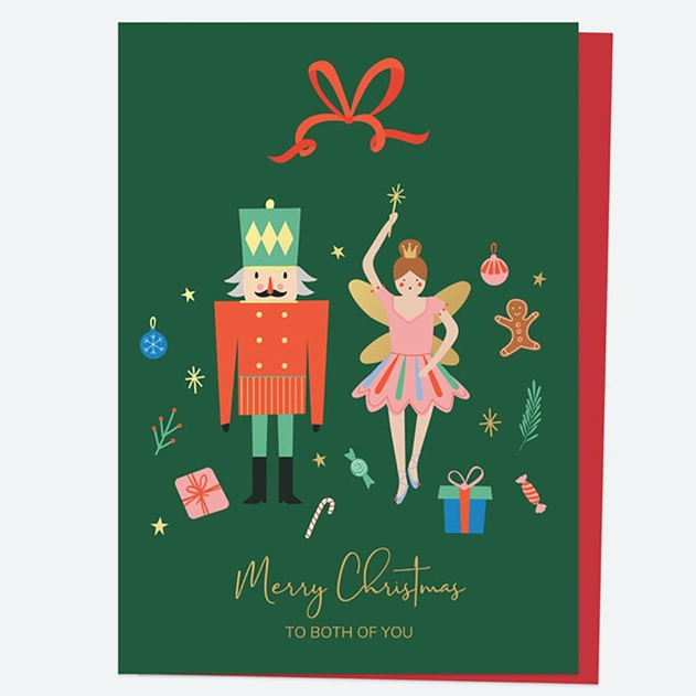 Image of Dotty About Paper Nutcracker Ballet Fairy Both Of You Foil Christmas Card