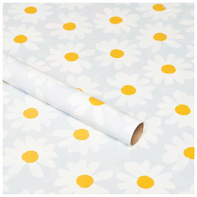 WHSmith 3M Daisy Recyclable Gift Wrap image