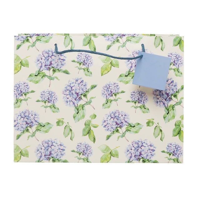 Image of WHSmith Blue Hydrangea XL Gift Bag