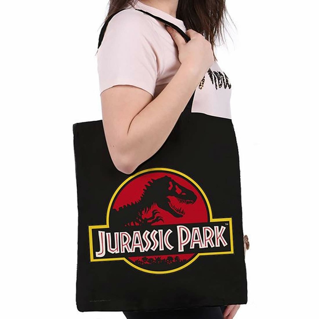 Image of Jurassic Park Logo Cotton Tote Bag