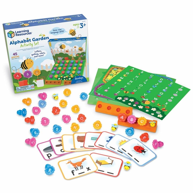 Image of Learning Resources Alphabet Garden Activity Set