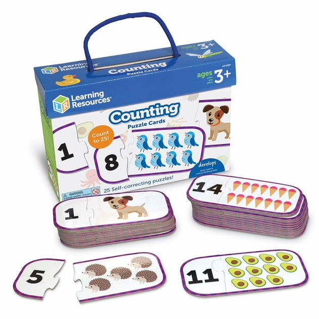 Image of Learning Resources Counting Puzzle Cards