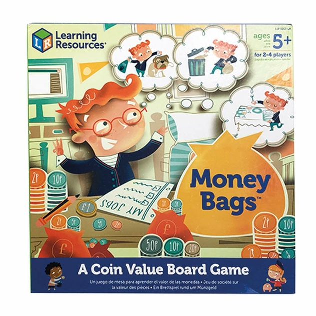 Image of Learning Resources Money Bags A Coin Value Game