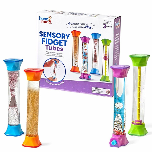 Image of Learning Resources Sensory Fidget Tubes, Set of 4
