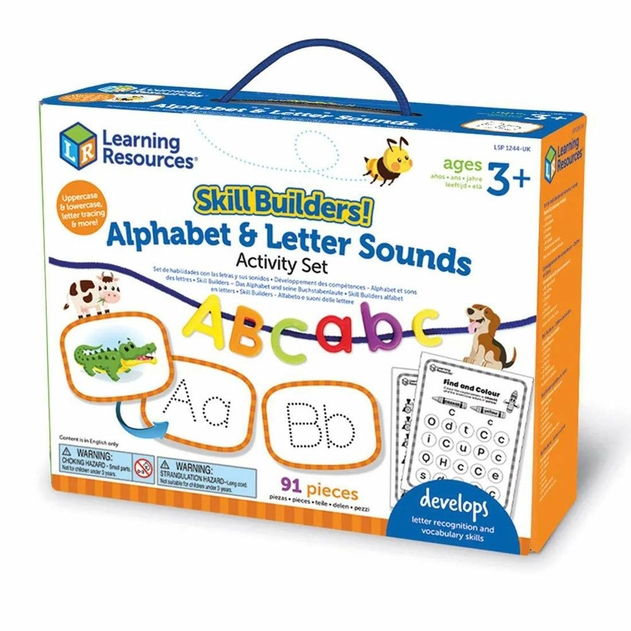 Image of Learning Resources Skill Builders! Alphabet & Letter Sounds Activity Set