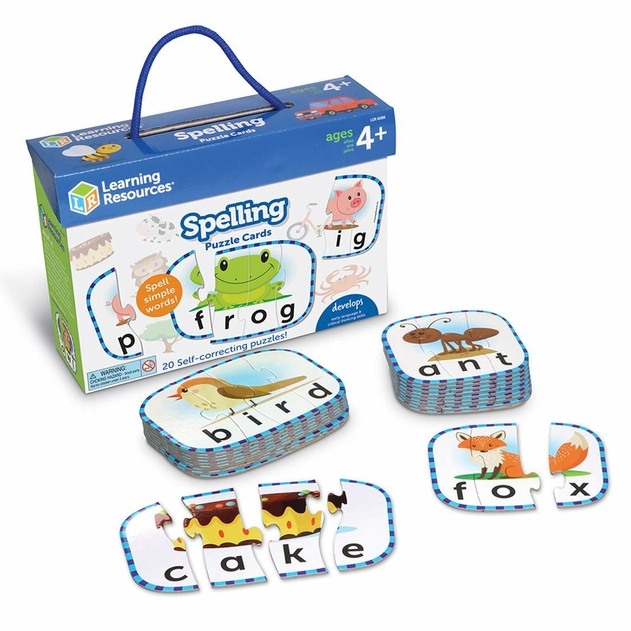 Image of Learning Resources Spelling Puzzle Cards