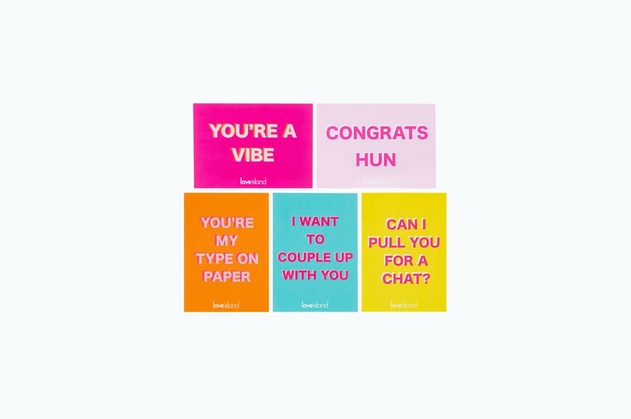 Image of Love Island Greeting Cards Set of 5