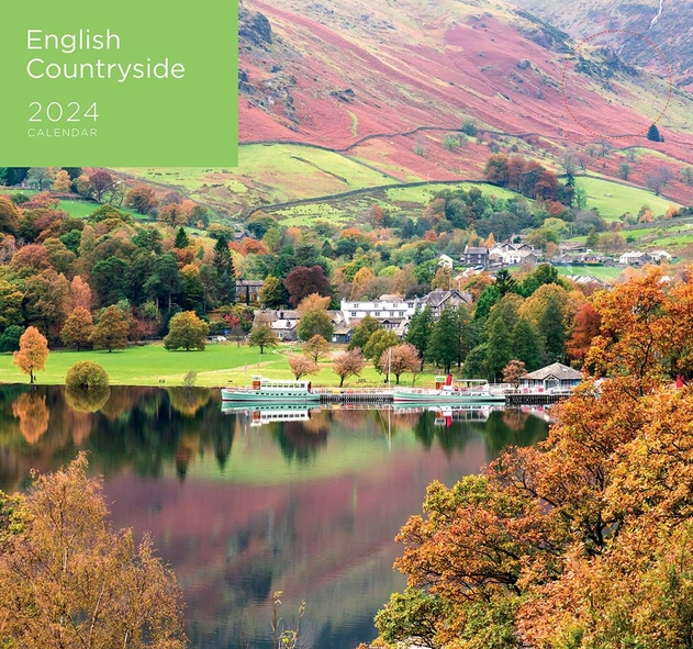 Image of WHSmith 2024 English Countryside Premium Square Calendar
