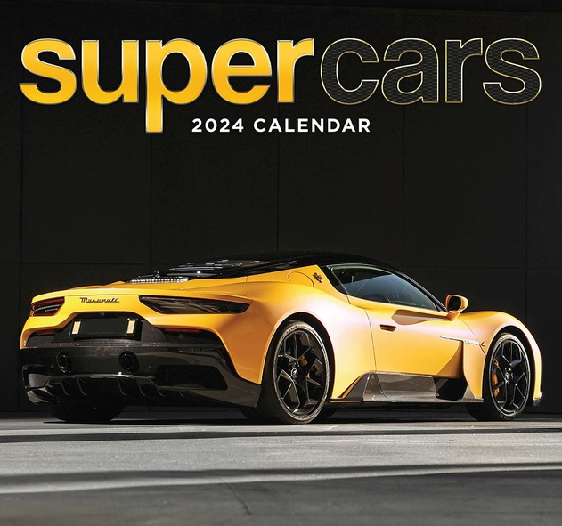 Image of WHSmith Super Cars 2024 Premium Square Calendar
