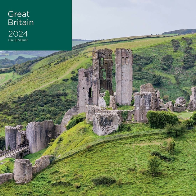 Image of WHSmith 2024 Spiro Great Britiain Square Calendar