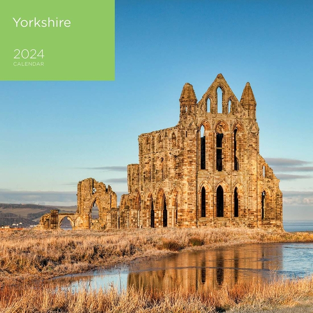 Image of WHSmith Spiro 2024 Yorkshire Square Calendar