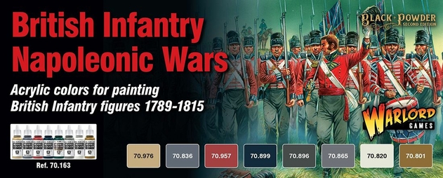 Image of Vallejo Paints: British Napoleonic Paint Set