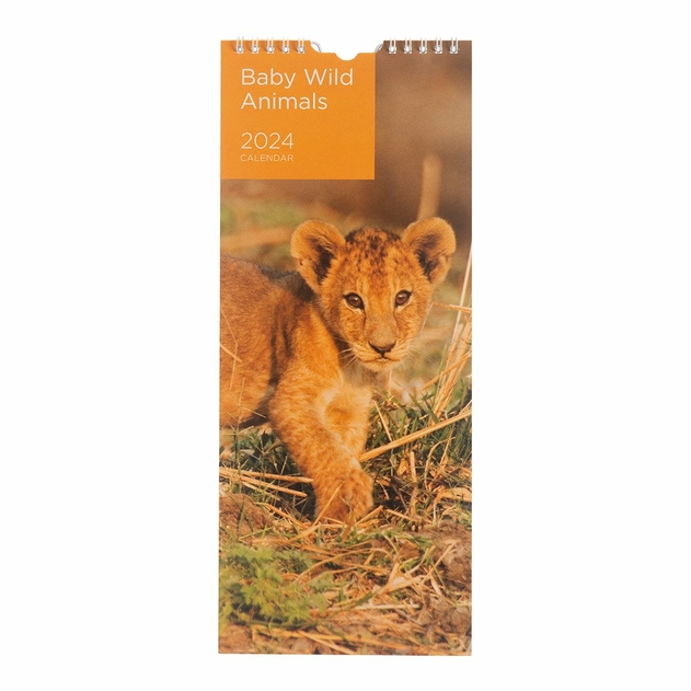 Image of WHSmith Baby Wild Animals 2024 Calendar