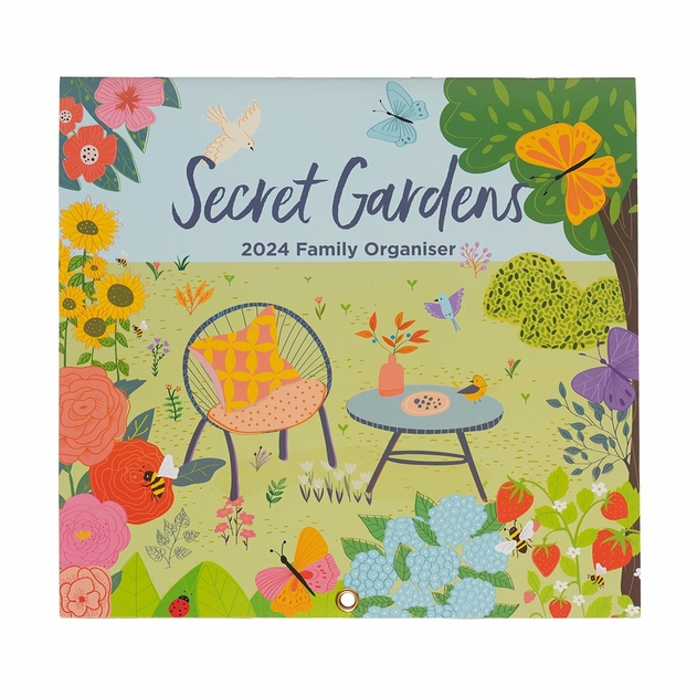 Image of WHSmith Secret Gardens 2024 Family Organiser