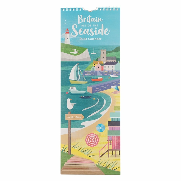 Image of WHSmith Britain Beside The Seaside 2024 Calendar