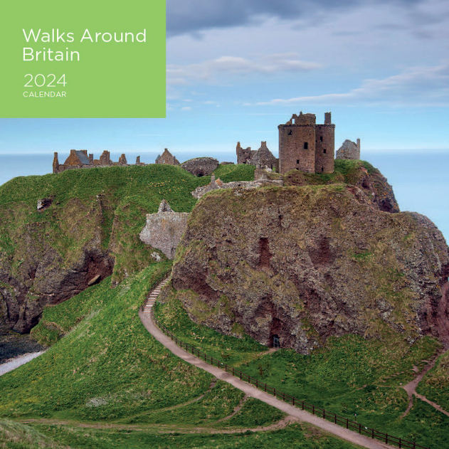 Image of WHSmith Walks Around Britain 2024 Calendar 2024