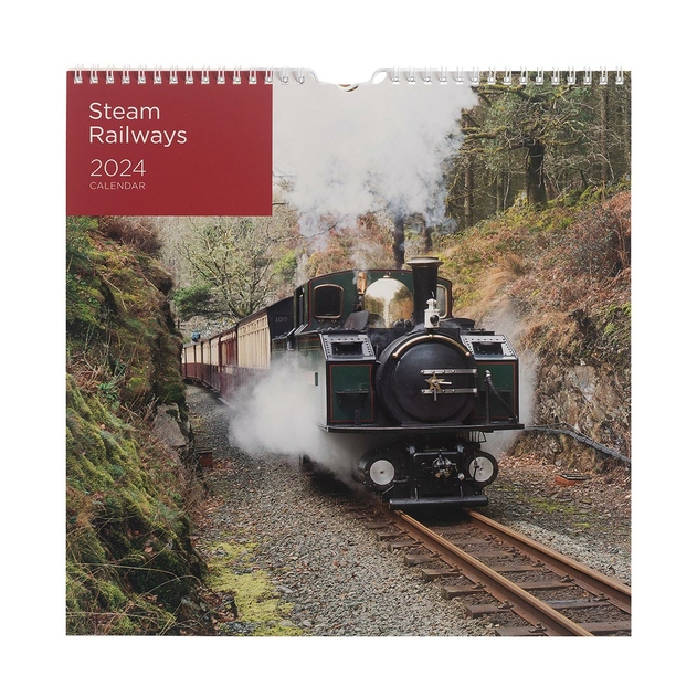 Image of WHSmith Steam Railways 2024 Calendar