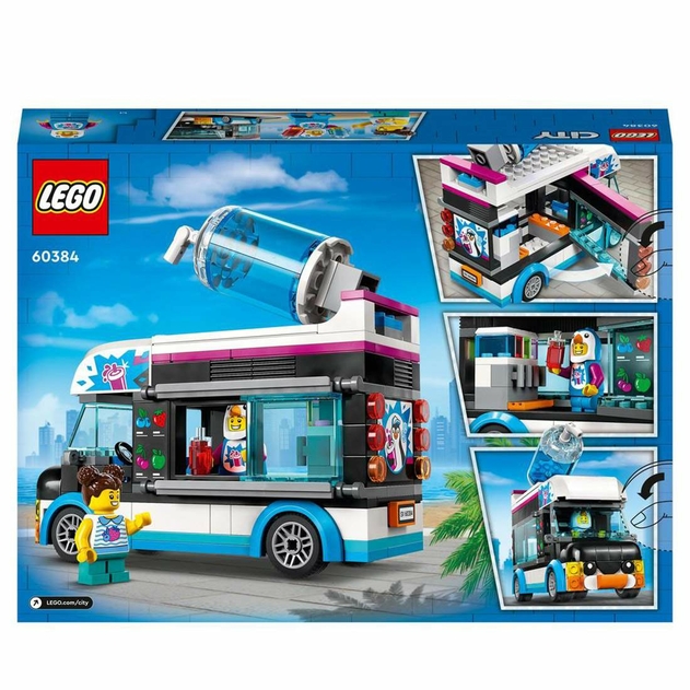 Image of LEGO City Penguin Slushy Van, Truck Toy 60384