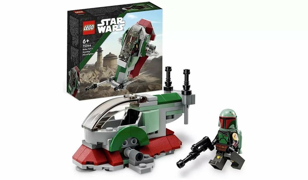 Image of LEGO Star Wars Boba Fett's Starship Microfighter Set 75344