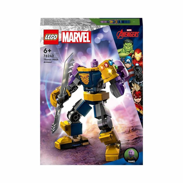 Image of LEGO Marvel Thanos Mech Armour Figure Set 76242
