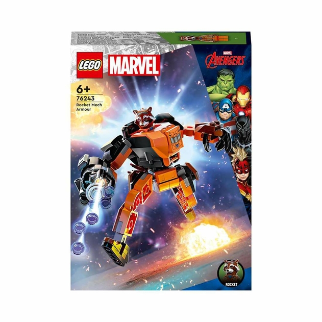 Image of LEGO Marvel Rocket Mech Armour Building Toy 76243