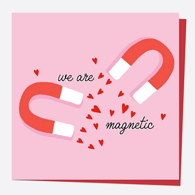 Image of Dotty About Paper Magnetic Attraction Valentine's Day Card