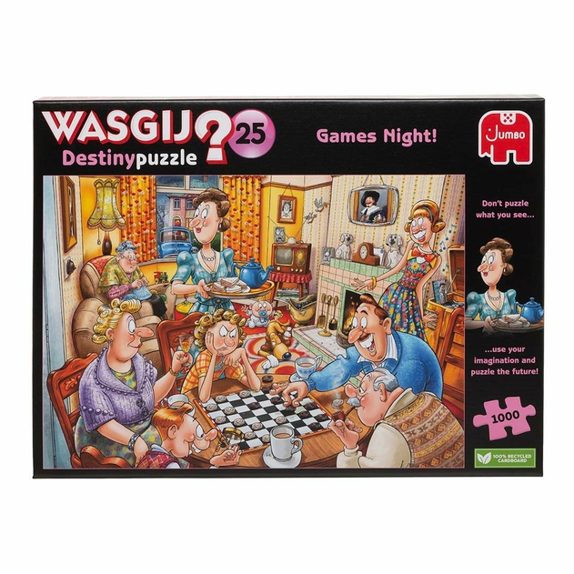 Image of Wasgij 25 Destiny Puzzle Games Night Jigsaw Puzzle