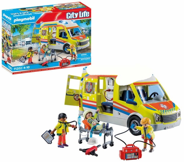 PLAYMOBIL 71202 Ambulance With Lights And Sound