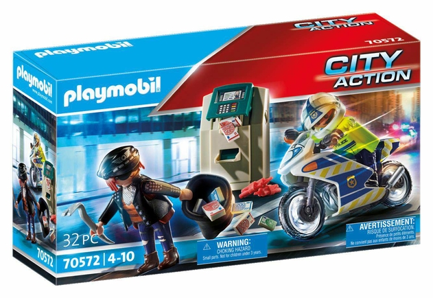 PLAYMOBIL 70572 City Action Police Bank Robber Chase