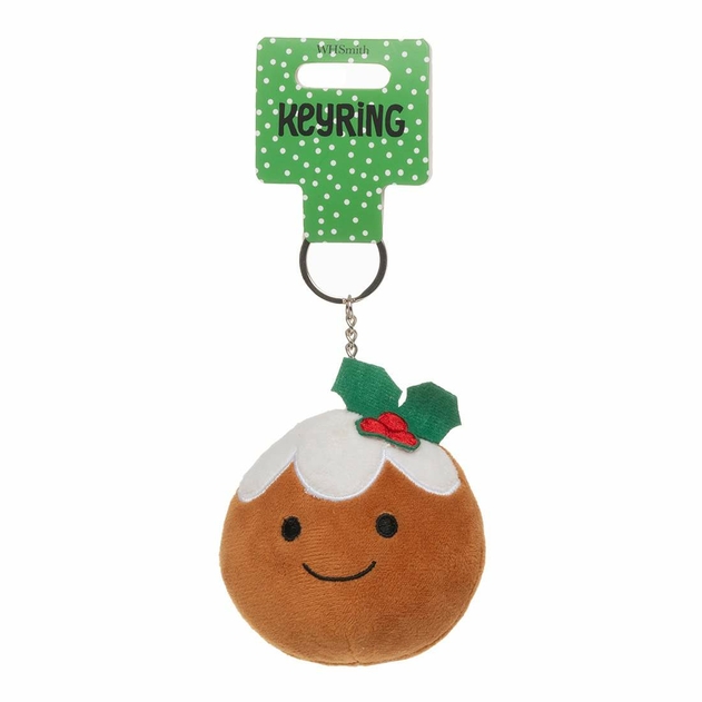 Image of Christmas Pudding Plush Keyring