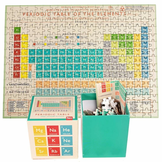 Image of Periodic Table 300 Piece Jigsaw Puzzle Cube