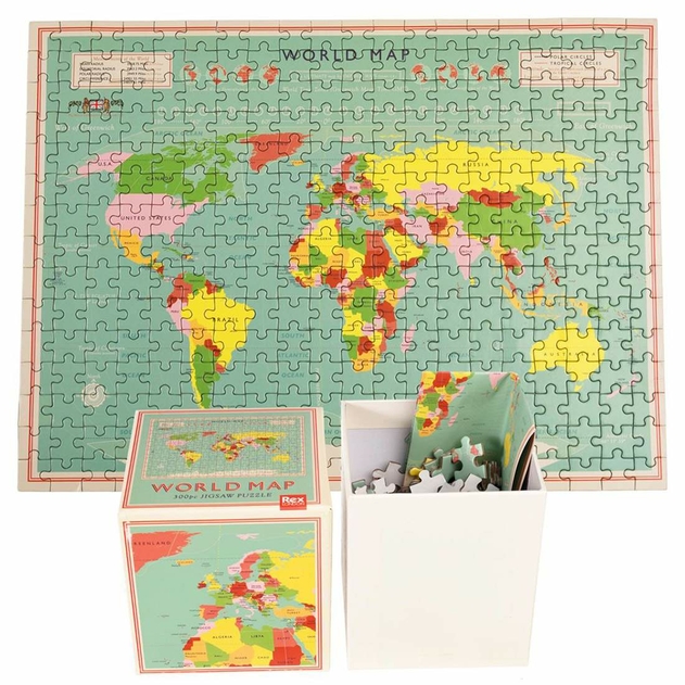 Image of World Map 300 Piece Jigsaw Puzzle