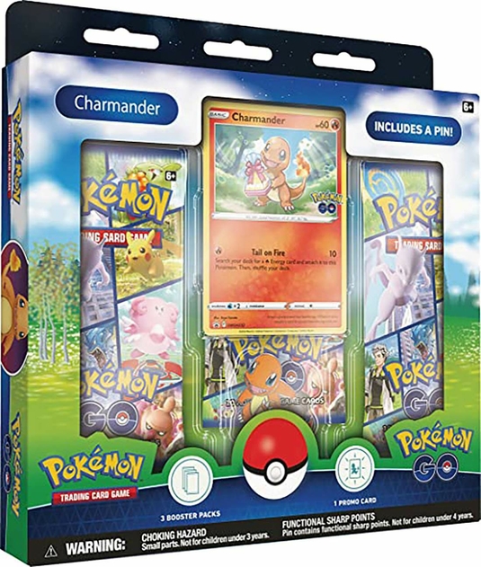 Image of Pokemon Trading Card Game: Pokemon GO Pin Collection Charmander