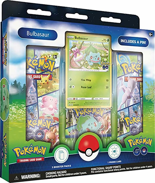 Pokemon Trading Card Game: Pokemon GO Pin Collection Bulbasaur