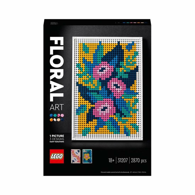 Image of LEGO ART Floral Art 3in1 Crafts Set 31207