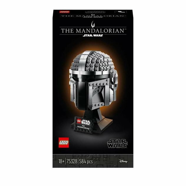 Image of LEGO Star Wars The Mandalorian Helmet Set 75328
