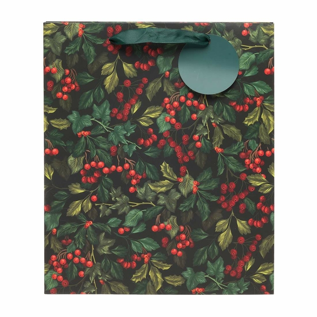 Image of WHSmith Large Berries Foliage Gift Bag