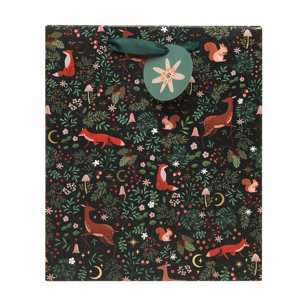 Image of WHSmith Large Woodland Scene Gift Bag