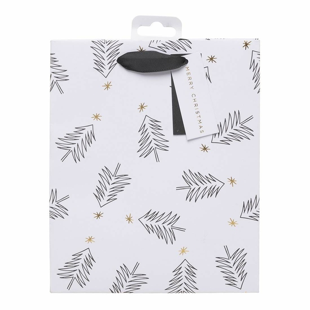 Image of WHSmith Black Trees Gift Bag
