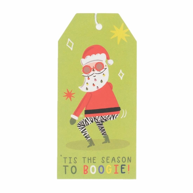 Image of WHSmith Boogie Santas Gift Tags