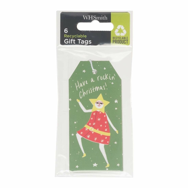 Image of WHSmith Party Santas Gift Tags