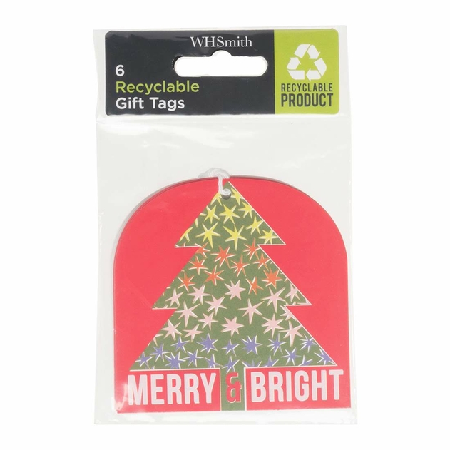 Image of WHSmith Merry & Bright Gift Tags