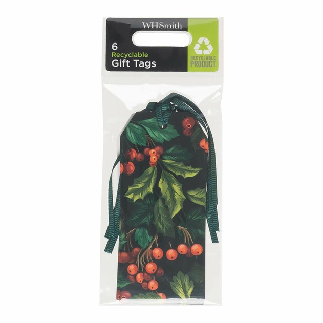 Image of WHSmith Berries Foliage Recyclable Gift Tags