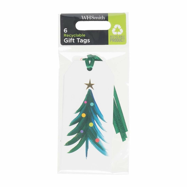 Image of WHSmith Forest Christmas Recyclable Gift Tags