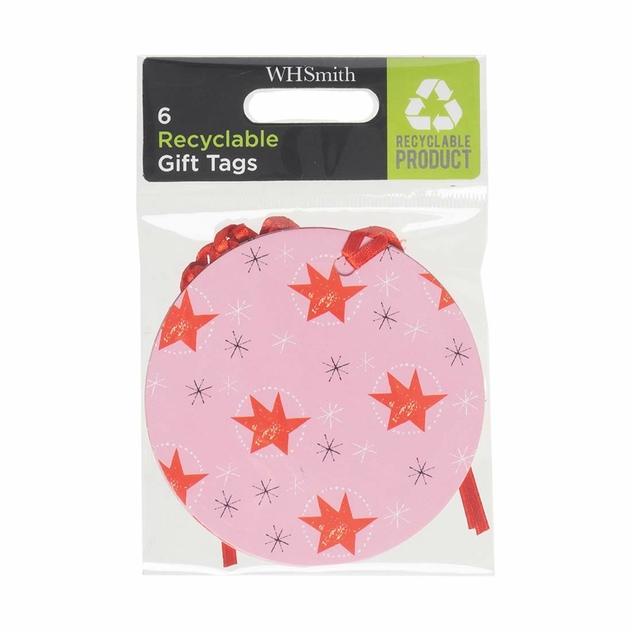 Image of WHSmith Santa Face Gift Tags