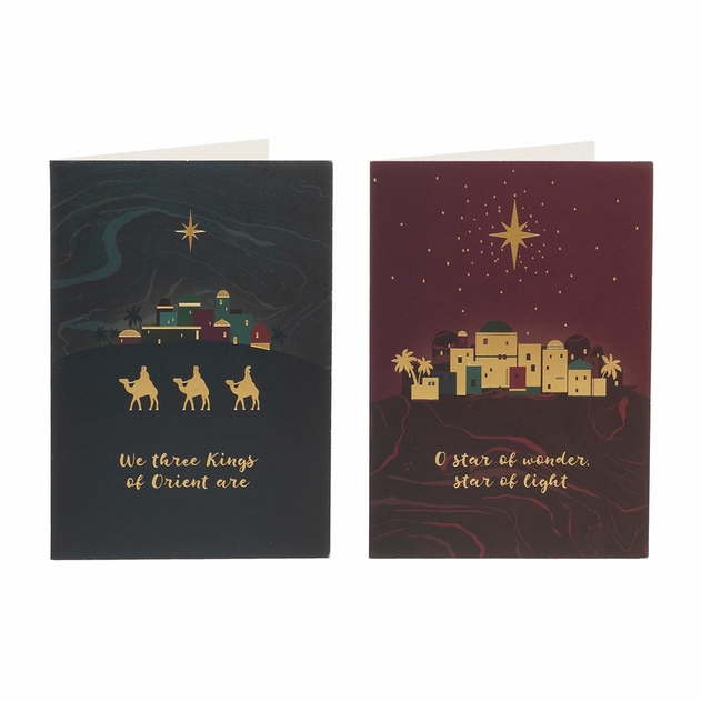 Image of WHSmith North Star 10 Pack Boxed Christmas Cards