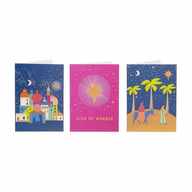 Image of WHSmith Star Wonder Bumper 30 Pack Christmas Cards