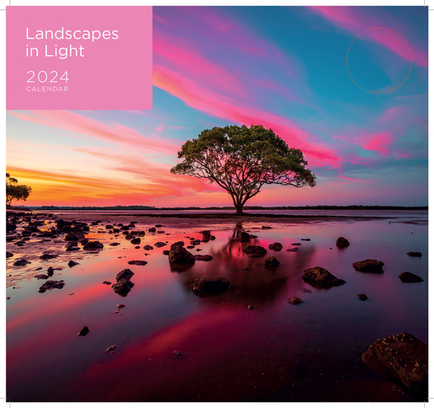 Image of WHSmith Landscapes In Light 2024 Calendar