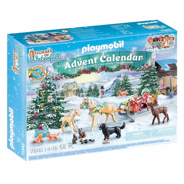 Image of Playmobil 71345 Advent Calendar Horses - Christmas Sleigh ride